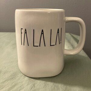 Rae Dunn "Fa La La" Coffee Mug